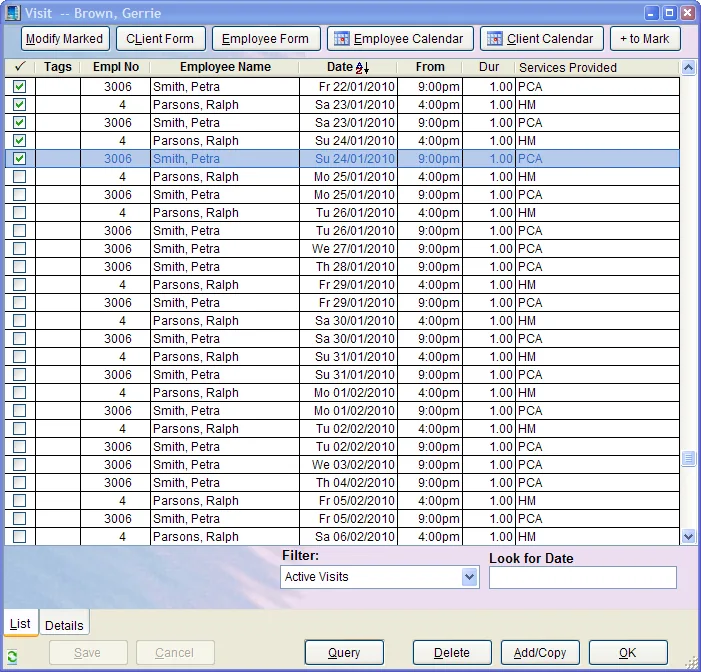 Multiple Visit Hold 1