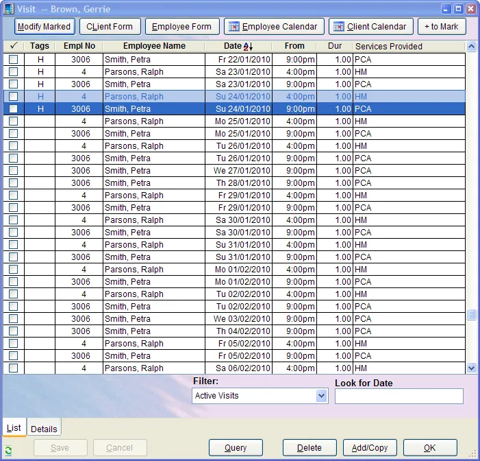 Multiple Visits Hold 2